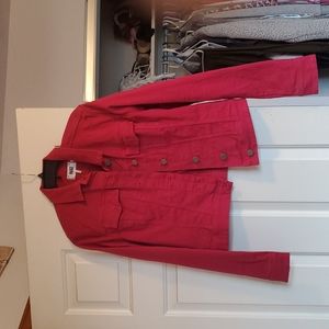 Jean Jacket Red